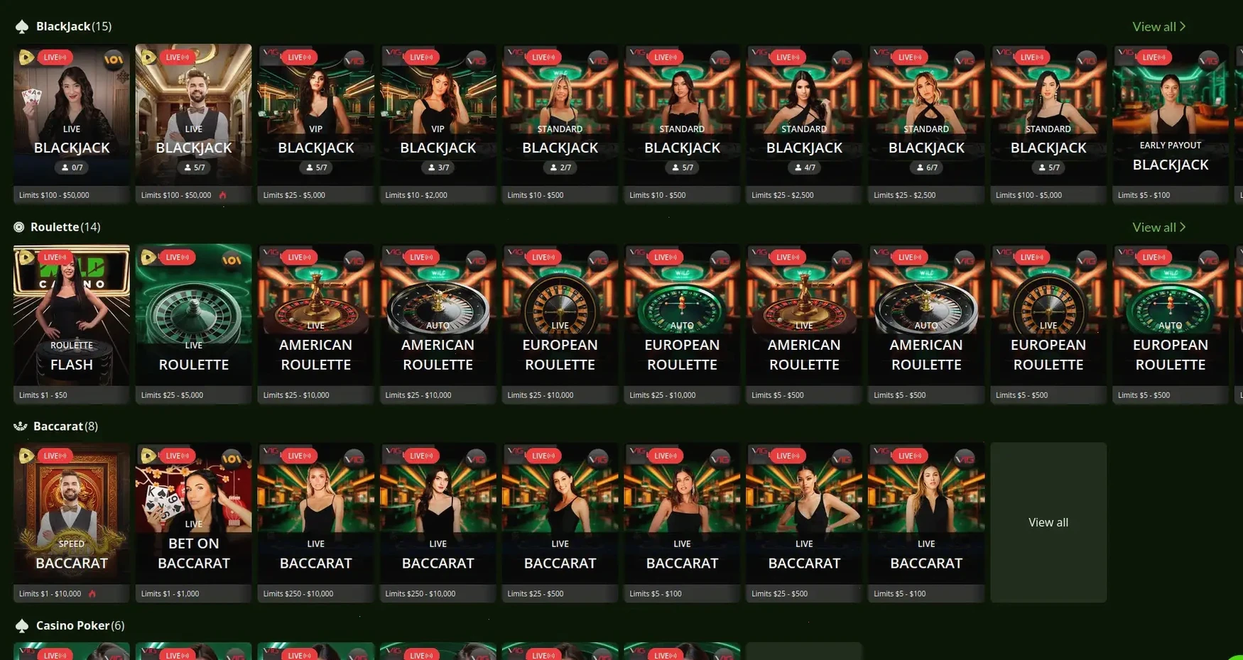 Kingdom Casino Spielangebot